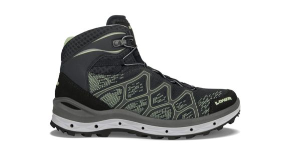 Lowa Aerox GTX Mid Surround Hiking Shoe - Women's, Black/Sage, 10, Medium, 3206119915-BLKSAG-M100