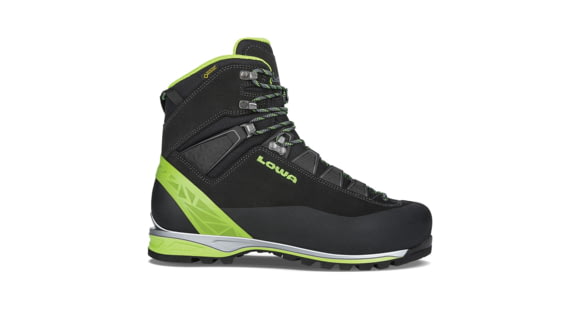 Lowa Alpine Pro LE GTX Mountaineering Shoes - Men's, Black/Lime, 10 US, Medium, 2101809903-BLKLIM-10 US