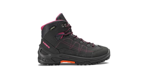 Lowa Approach GTX Mid Footwear Boots - Unisex, Anthracite/Turquoise, Medium, 3.5, 3401229796-AN-MD-M350