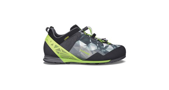 Lowa Approach Pro GTX Lo Mountaineering Boots - Men's, Anthracite/Lime, Medium, 7, 2100789702-ANTLIM-MD-7
