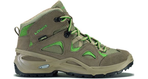 Lowa Bora GTX QC Hiking Boot - Women's, Stone/Green-Medium-11