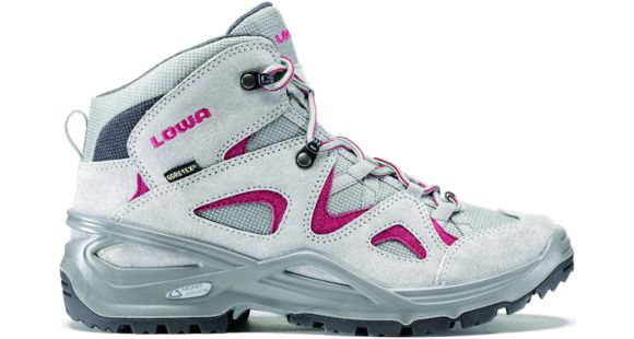 Lowa Bora GTX QC Hiking Boot - Women's, Grey/Magenta-Medium-7