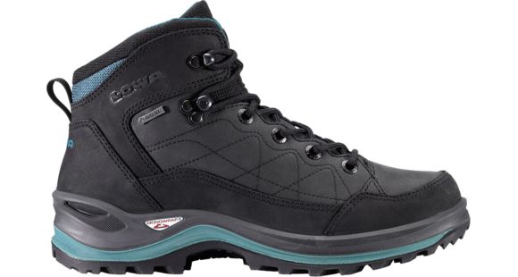 Lowa Bormio GTX QC Hiking Boot - Women's, Black/Petrol-Medium-10