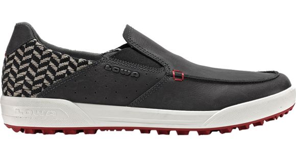 Lowa Cadiz Casual Shoe - Men's, Black/Red-Medium-11