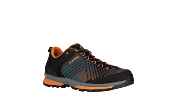 Lowa Carezza GTX Lo Hiking Shoes - Men's, Anthracite/Orange, 13, 197827015628