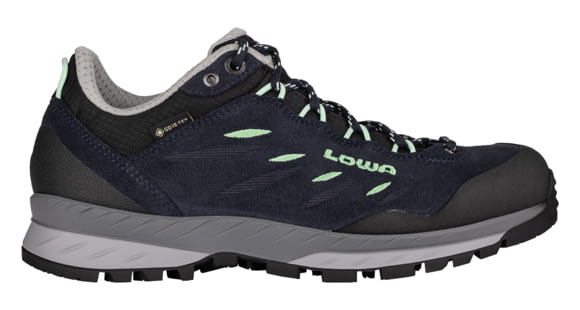 Lowa Delago GTX Lo Hiking Shoes - Women's, Navy/Milky Green, 10, 197827047698