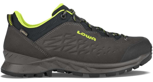 Lowa Explorer GTX Lo Shoes - Men's, Anthracite/Lime, 10.5, Wide, 2107039702-ANTLIM-10.5