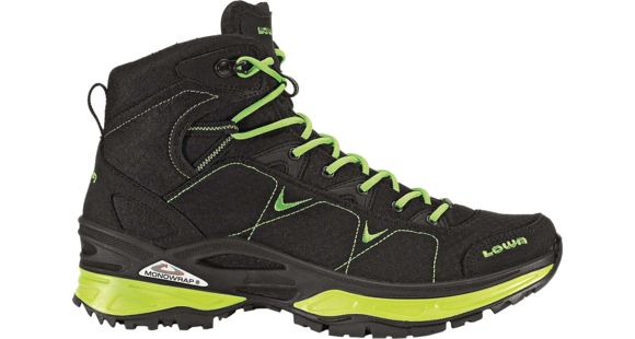 Lowa Ferrox GTX Mid Hiking Boot - Men's, Black/Lime-Medium-9
