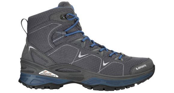 Lowa Ferrox GTX Mid Hiking Boot - Men's, Graphite/Blue-Medium-8