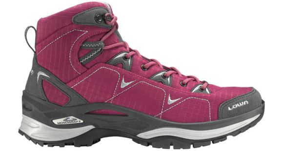 Lowa Ferrox GTX Mid Hiking Boot - Women's, Berry/Grey-Medium-7.5