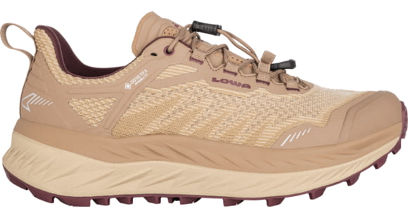 Lowa Fortux GTX Hiking Shoes - Women's, Dune/Grape, 6.5, 3208144820-DUNGRP-M065