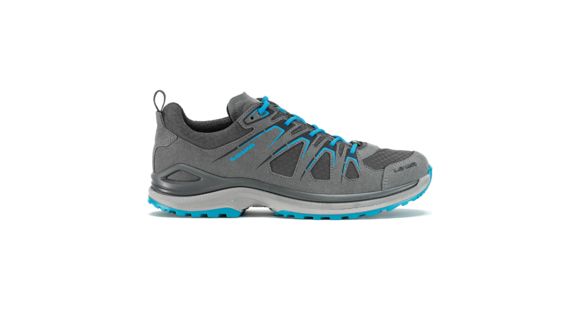 Lowa Innox Evo GTX Lo Hiking Shoe, Anthracite/Blue, 9, 3106119743