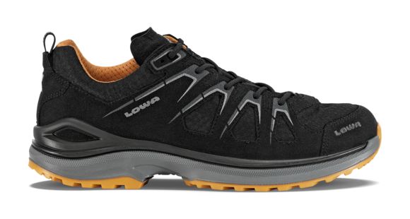 Lowa Innox Evo GTX Lo Hiking Shoe - Men's, Black/Orange, 7.5, Medium, 3106110920-BLKORG-M075
