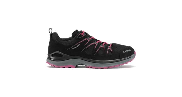 Lowa Innox Evo GTX Lo Trail Running Shoe, Medium - Women's, Black/Berry, 5.5, 3206169952-M055