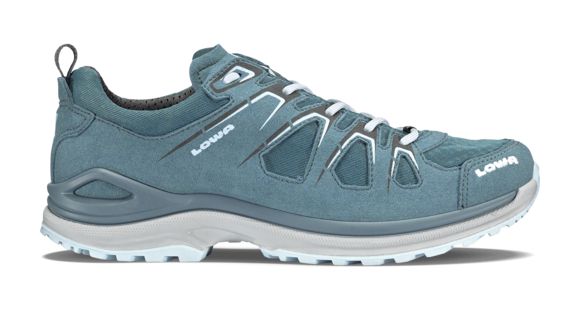 Lowa Innox EVO GTX LO Trail Running Shoe - Women's, Petrol/Ice Blue, 5.5, Medium, 3206167442-PETIBU-M055