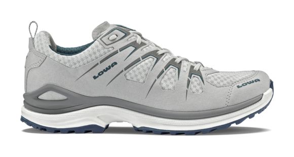 Lowa Innox Evo Lo Trailrunning Shoe - Women's, Light Gray/Petrol, 8, Medium, 3207009374-LGYPET-M080