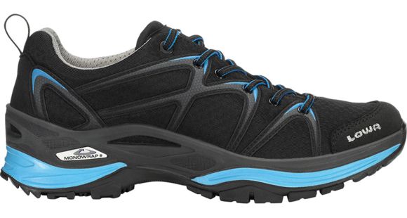 Lowa Innox GTX Lo Hiking Shoe - Women's, Black/Sky Blue-Medium-7