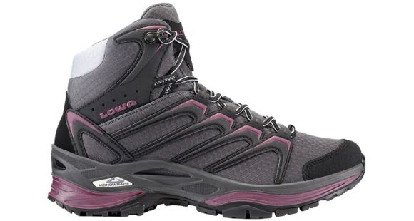 Lowa Innox GTX Mid Hiking Boot - Women's, Anthracite/Prune-Medium-6.5, 840054245343