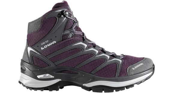 Lowa Innox GTX Mid Hiking Boot - Women's, Eggplant/Grey-Medium-8