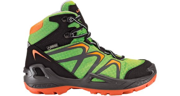 Lowa Innox GTX Mid Jr Hiking Boot - Kid's-Lime/Orange-13 Kid