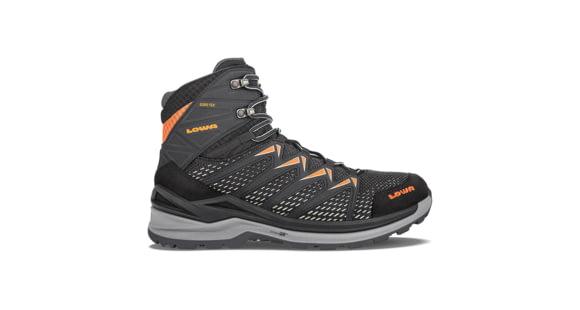 Lowa Innox Pro GTX Mid Hiking Shoes - Men's, 11.5 US, Medium, Black/Orange, 3107030920-BLKORG-11.5 US