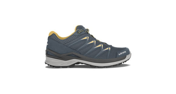 Lowa Innox Pro Lo Hiking Shoes - Men's, Steel Blue/Mustard, 12 US, Medium, 3107079785-STBUMU-12 US
