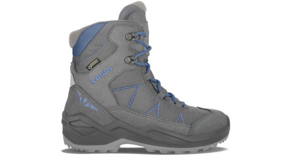 Lowa Jonas GTX Mid Footwear Winter Boots - Unisex, Anthracite/Blue, Medium, 9.5, 6405549743-AU-MD-M260