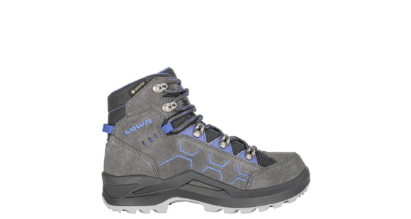 Lowa Kody Evo GTX Mid Junior Boots, Anthracite/Blue, M390, 197827026181