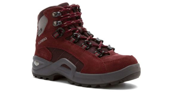 Lowa Kody GTX Mid Junior Hiking Boot - Kid's-Burgandy-35 Euro