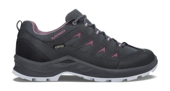 Lowa Levante GTX Lo Hiking Shoe - Women's, Anthracite/Rose, 7, Medium, 3205779707-ANTROS-M070