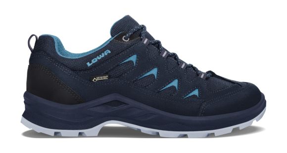 Lowa Levante GTX Lo Hiking Shoe - Women's, Navy/Turquoise, 6.5, Medium, 3205776969-NAVTUR-M065