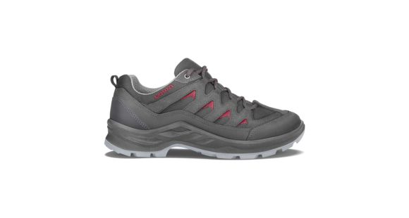 Lowa Levante Lo Hiking Boots - Women's, Graphite/Berry, Medium, 9.5, 3204219782-GRR-MD-9.5