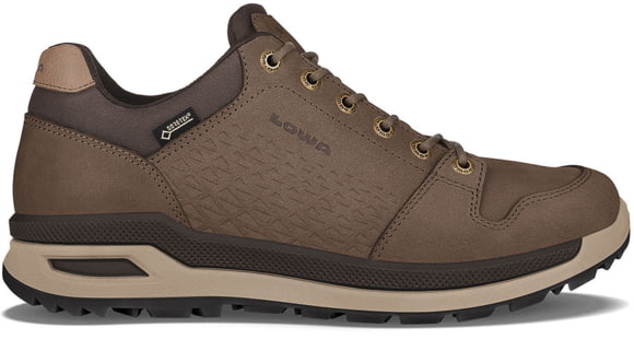 Lowa Locarno GTX Lo Hiking Boots - Men's, Brown, 10, Medium, 3108120485-BROWN-M100