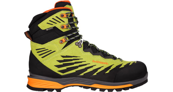 Lowa Alpine Evo GTX Boots - Mens, Lime/Flame, 10, 2100707253-LIMFLM-M-10