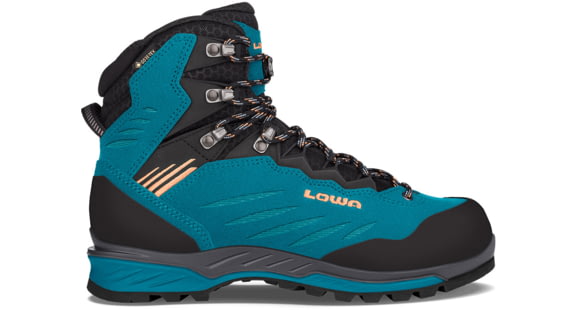 Lowa Cadin II GTX Mid Shoes - Womens, Turquoise/Mandarin, 6, 2200956915-TURMAN-M-6