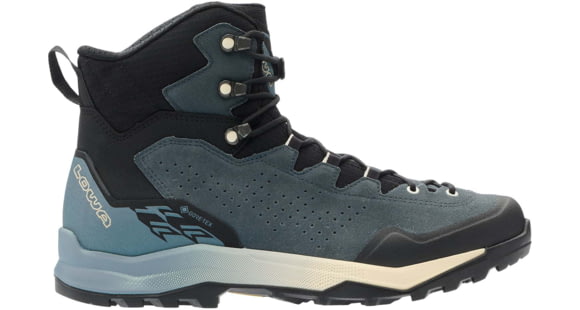 Lowa Explorer GTX Mid Backpacking Shoes - Men's, Slate Blue/Black, 8 US, 2111806398-Medium-8