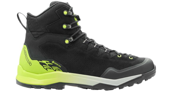 Lowa Explorer GTX Mid Backpacking Shoes - Men's, Black/Lime, 9 US, 2111809903-Medium-9