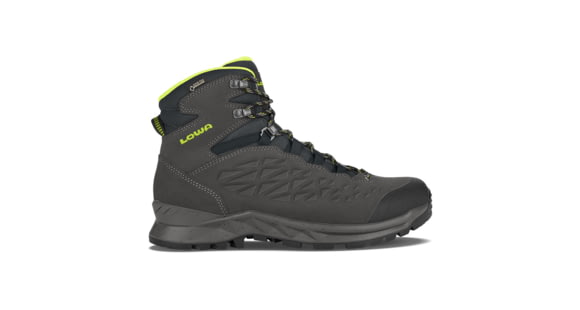 Lowa Explorer GTX Mid Backpacking Shoes - Men's, Anthracite/Lime, 7 US, Medium, 2107129702-ANTLIM-7 US