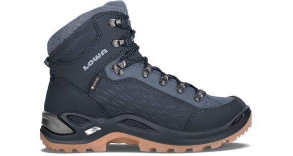 Lowa Renegade Warm GTX Mid Hiking Boots - Womens, Navy/Ice Blue, 6, 4209706917-NAVIBU-M-6