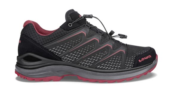 Lowa Maddox GTX Lo Hiking Shoe - Men's, Black/Red, 14, Medium, 3106149901-BLKRED-M140