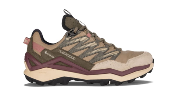 Lowa Maddox Pro GTX Lo Hiking Shoes - Women's, Desert/Old Rose, 6.5, 197827041948