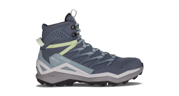 Lowa Maddox Pro GTX Mid Hiking Shoes - Women's, Smoke Blue/Slate Blue, 9.5, 197827046509