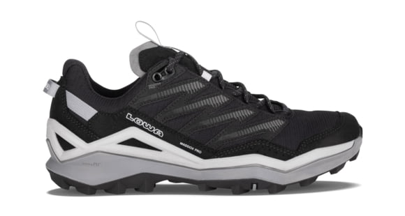 Lowa Maddox Pro Lo Hiking Shoes - Men's, Black/Grey, 10, 197827042211