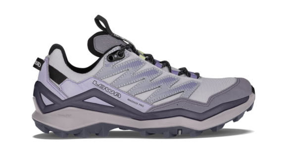 Lowa Maddox Pro Lo Hiking Shoes - Women's, Grey/Plum, 7.5, 197827049579
