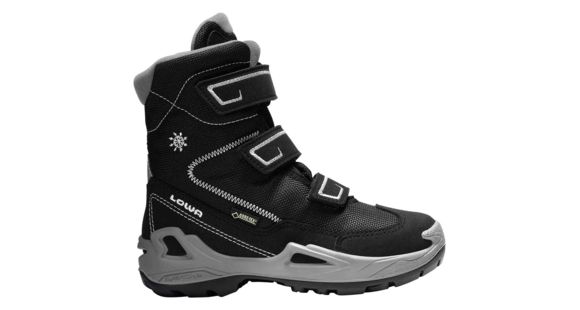 Lowa Milo GTX Hi Boot - Kid's, Black/Light Gray, 36 EU, Medium, 6505409923-BLKLGY-M360