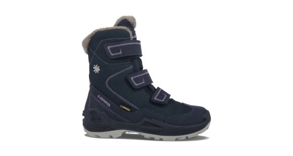 Lowa Milo GTX Hi Boot - Kid's, Navy/Lilac, 34 EU, Medium, 6405406945-NAVLIL-M340