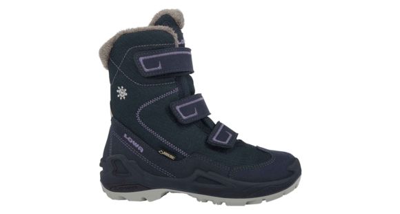 Lowa Milo GTX Hi Boot - Kid's, Navy/Lilac, 40 EU, Medium, 6505406945-NAVLIL-M400