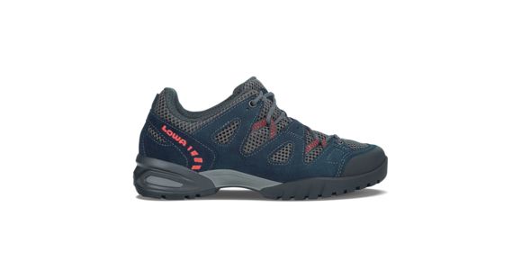 Lowa Phoenix Mesh Lo Hiking Shoe, Medium - WoMen's, Navy/Coral, 8, 2207276925-M080