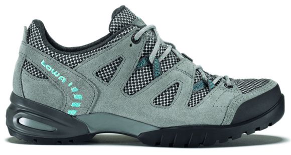 Lowa Phoenix Mesh Lo Hiking Shoe - Women's, Gray/Silver-Medium-6.5