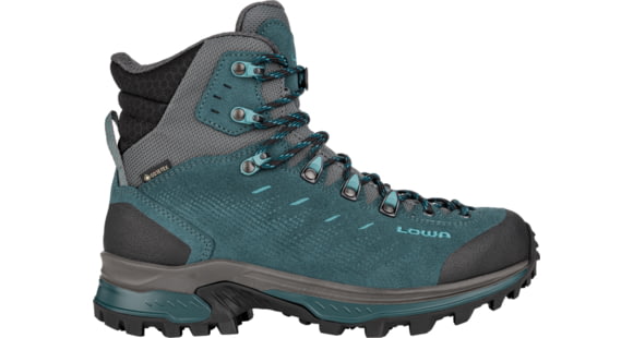 Lowa Randir GTX Mid Hiking Shoes - Women's, Petrol/Arctic, 8.5, 2217757400-PETARC-M085